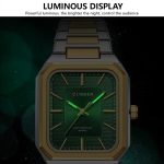 Curren 8457 Business-Stahlarmband, quadratische Herren-Quarzuhr – Bild 6