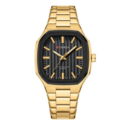 Curren 8458 Business-Herren-Quarzuhr mit Stahlarmband