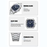 Curren 8458 Business-Herren-Quarzuhr mit Stahlarmband – Bild 3