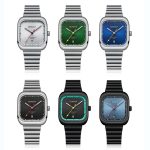 Curren 8460 Lässige quadratische Herren-Quarzuhr mit Stahlarmband – Bild 2