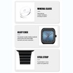 Curren 8460 Lässige quadratische Herren-Quarzuhr mit Stahlarmband – Bild 3