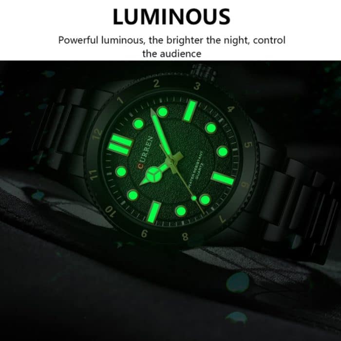 Curren 8450 Business-Sport-Herren-Quarzuhr mit Stahlarmband – Bild 4