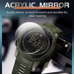 SANDA 2145 Kalorien-Schrittzähler-Wecker, wasserdicht, multifunktional, für Wandern, Sport, stoßfeste Smartwatch – Bild 9