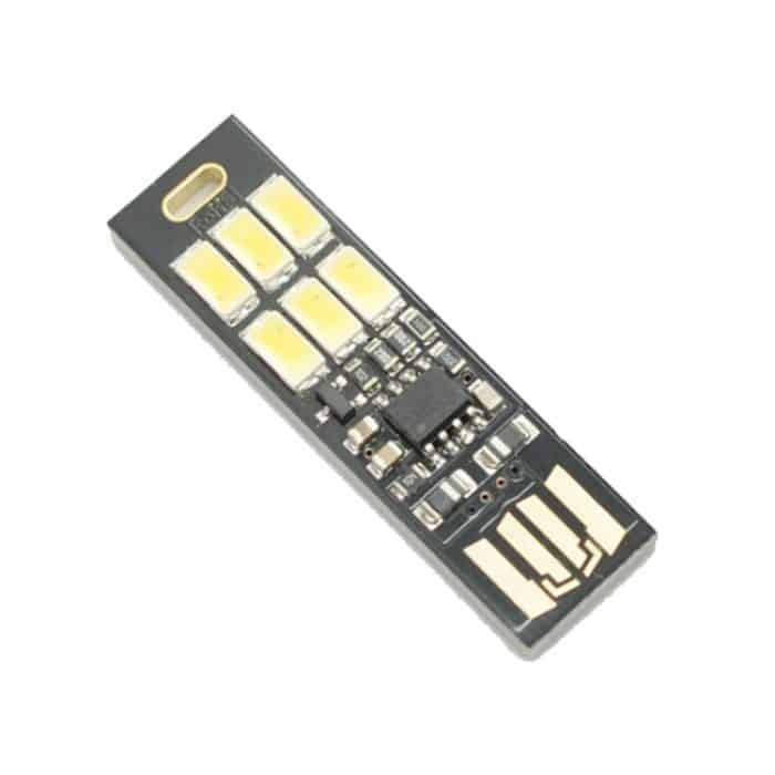 TBD0604440101B.jpg 6 LED taktile dimmbare Notlichter USB-Lichtstück Mobile Stromversorgung Laterne – Bild 1