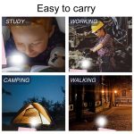 6 LED taktile dimmbare Notlichter USB-Lichtstück Mobile Stromversorgung Laterne – Bild 6