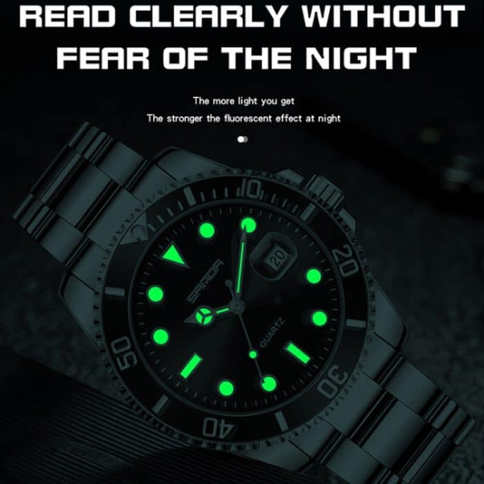 SANDA 1099 Stahlgürtel Elektronische Uhr Herren Quarzuhr Einfache personalisierte Armbanduhr – Bild 11