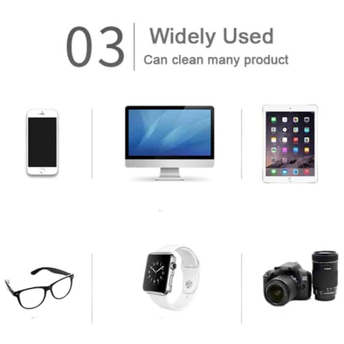 5 teile/satz Wildleder Brillenputztuch Computer Handy Bildschirm Reinigungstuch – Bild 5