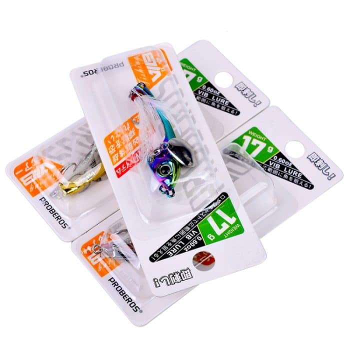 PROBEROS DW570 Angelköder, Spinn-Pailletten, Weitwurf, Tremor, Schwimmen, VIB, Mikro-Tremor, Zinklegierungsköder, 9g – Bild 13