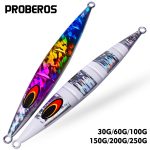 PROBEROS F125 Jogging Steelhead Tiefseeboot-Angelköder Schnell sinkender Meeresangel-Kunstköder, 150g, 200g – Bild 8