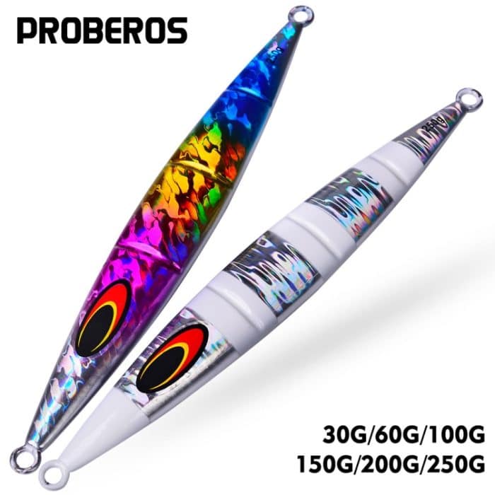 PROBEROS F125 Jogging Steelhead Tiefseeboot-Angelköder Schnell sinkender Meeresangel-Kunstköder, 150g, 200g – Bild 8
