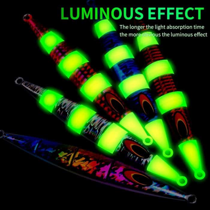 PROBEROS F125 Jogging Steelhead Tiefseeboot-Angelköder Schnell sinkender Meeresangel-Kunstköder, 30g, 100g – Bild 10