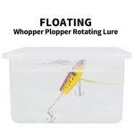 PROBEROS DW601 360 Grad drehbarer Propeller lockt Topwater Tethered Tractor Floating Fake Fish Bait an, 11.5cm/16.5g – Bild 7