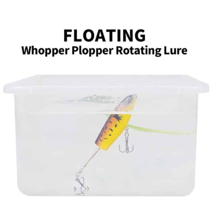 PROBEROS DW601 360 Grad drehbarer Propeller lockt Topwater Tethered Tractor Floating Fake Fish Bait an, 11.5cm/16.5g – Bild 7