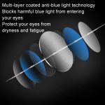 Mit Clip-Gürteletui in leichterer Form, Anti-Blaulicht, randlose, faltbare Presbyopie-Brille – Bild 7