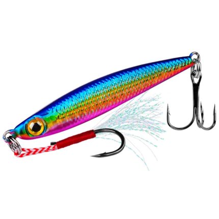 PROBEROS LF127 Langwurfköder, kleiner Vorfach, Süßwasser-Wolfsbarsch-Angeln, Trällerer, Spinnerbait, 7g