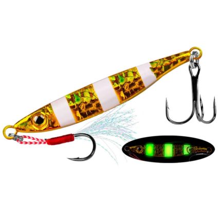 PROBEROS LF126 Langwurfblei-Fischköder, Süßwasser-Meerfischköder, Pailletten, 10g