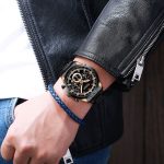 Curren M8355 Herrenuhr, wasserdicht, Quarz, sechs Stiche, Kalender, Stahlgürtel, Business-Uhr – Bild 10