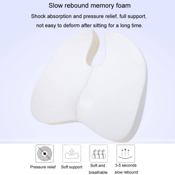 BEWALKER faltbares Reisesitzkissen, atmungsaktives Memory-Schaum-Stuhlkissen – Bild 8