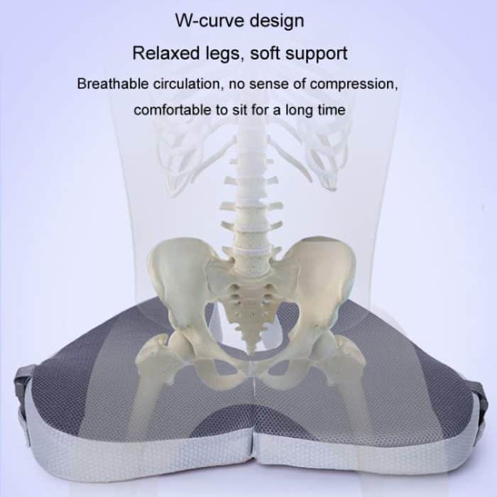 BEWALKER faltbares Reisesitzkissen, atmungsaktives Memory-Schaum-Stuhlkissen – Bild 9