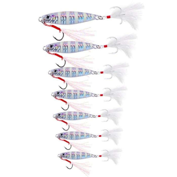 HENGJIA LB149 Langsam ankurbelnder leuchtender Eisenplatten-Blei-Angelköder Lua Naked Fake Bait, 10g, 15g, 20g, 25g, 30g – Bild 2