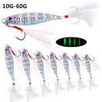 HENGJIA LB149 Langsam ankurbelnder leuchtender Eisenplatten-Blei-Angelköder Lua Naked Fake Bait, 10g, 15g, 20g, 25g, 30g – Bild 3