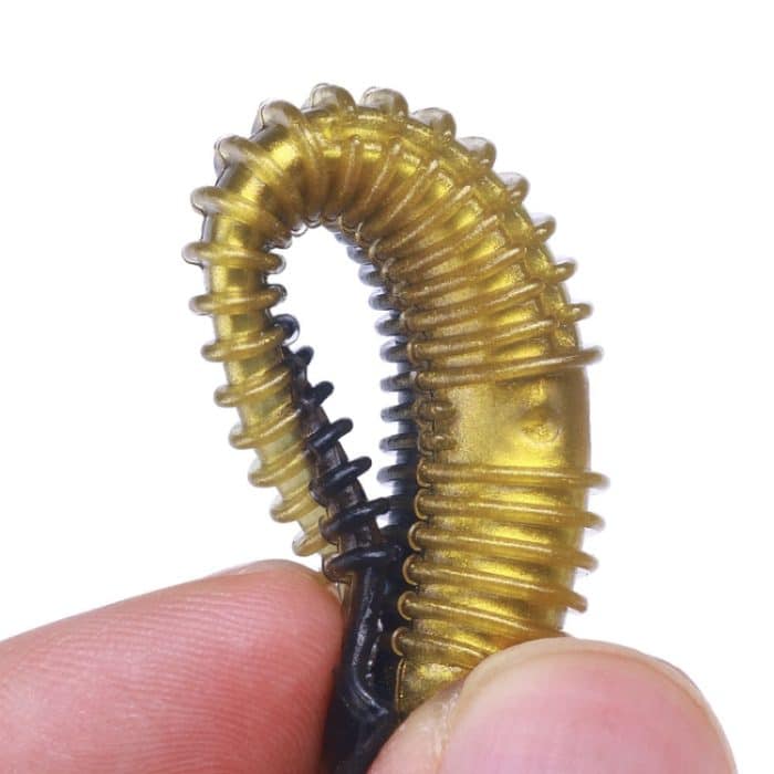 HENGJIA Spaghetti Worm T-Tail Soft Bait Spiral Fishing Dummy Lures, 4.5cm 10pcs /Pack – Bild 4