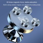 BaiLe Magnetischer Autotelefonhalter, universelle feste Navigationshalterung für das Armaturenbrett im Auto, Sticker Silver, Sticker Black, Buckle Silver, Buckle Black – Bild 4