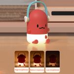 ICARER FAMILY IF-P001 Handliches Nachtlicht mit niedlichen Cartoon-förmigen Ornamenten, Engelsflügeln – Bild 3