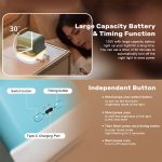 ICARER FAMILY IF-C01 Cartoon verstellbarer Telefonhalter Nachtlicht mit kabellosem Ladegerät – Bild 7