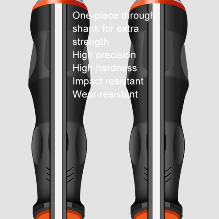 Umwandelbares Werkzeug mit klopfbarem Schraubendreher für Herz-Piercing, BOLEEI 6.0x100mm Straight, BOLEEI 6.0x100mm Phillips, BOLEEI 6.0x125mm Straight, BOLEEI 6.0x125mm Phillips, BOLEEI 6.0x150mm Straight, BOLEEI 6.0x150mm Phillips... – Bild 4