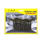 HENGJIA Soft-Dummy-Köder mit gebogenem Schwanz, Süßwasser-Angelköder, 5cm 10pcs /Pack – Bild 6