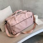 Große Kapazität, tragbare Fitness-Sporthandtasche, Freizeit-Reisetasche mit Schuhfach – Bild 2