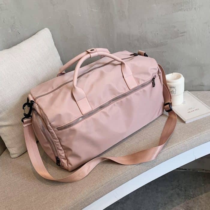 Große Kapazität, tragbare Fitness-Sporthandtasche, Freizeit-Reisetasche mit Schuhfach – Bild 2