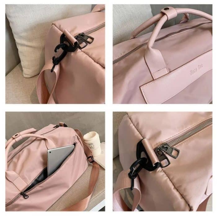 Große Kapazität, tragbare Fitness-Sporthandtasche, Freizeit-Reisetasche mit Schuhfach – Bild 4