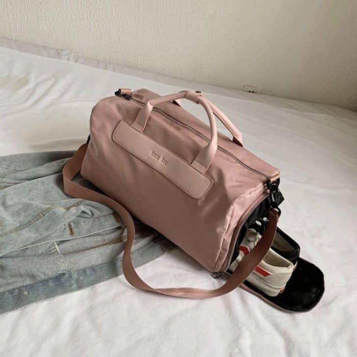 Große Kapazität, tragbare Fitness-Sporthandtasche, Freizeit-Reisetasche mit Schuhfach – Bild 5