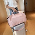 Große Kapazität, tragbare Fitness-Sporthandtasche, Freizeit-Reisetasche mit Schuhfach – Bild 6