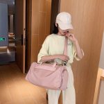 Große Kapazität, tragbare Fitness-Sporthandtasche, Freizeit-Reisetasche mit Schuhfach – Bild 7