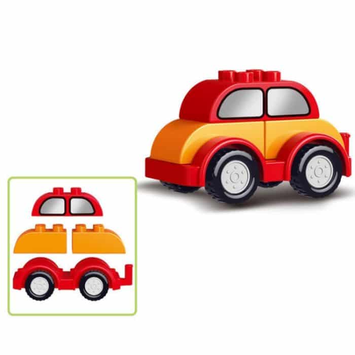 TBD0604720111.jpg Kinder Große Partikel Engineering Auto Pädagogisches Montage Baustein Spielzeug – Bild 1