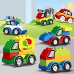 Kinder Große Partikel Engineering Auto Pädagogisches Montage Baustein Spielzeug – Bild 2