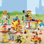 Kinder Große Partikel Montage Bausteine Jungen Stadt Engineering Bau Puzzle DIY Spielzeug – Bild 2