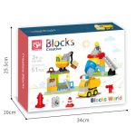 Kinder Große Partikel Montage Bausteine Jungen Stadt Engineering Bau Puzzle DIY Spielzeug – Bild 6