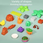 Kinder Dinosaurier Baustein Paradies große Partikel Montage Haushaltsspielzeug – Bild 3