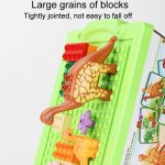 Kinder Dinosaurier Baustein Paradies große Partikel Montage Haushaltsspielzeug – Bild 5