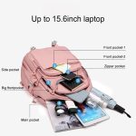 JLD Schultasche, College-Rucksack, Diebstahlsichere Reisetaschen für Teenager, Mädchen, Studenten – Bild 5