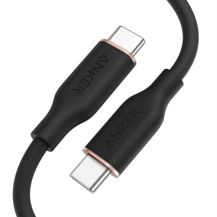 ANKER A8553 Powerline III 1,8 m hautfreundliches Dual-Typ-C-Datenkabel PD100W Schnellladekabel