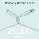ANKER A8553 Powerline III 1,8 m hautfreundliches Dual-Typ-C-Datenkabel PD100W Schnellladekabel – Bild 3