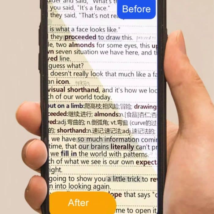 Ansehen von Handyspielen, Anti-Blaulicht-Brille, postoperative flache Brille – Bild 9