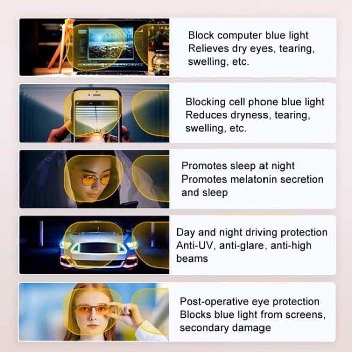 Ansehen von Handyspielen, Anti-Blaulicht-Brille, postoperative flache Brille – Bild 10