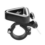 N+1 Mountainbike-Klingel, universelle dreieckige Kupferklingel, Clip Ring Black, Clip Ring Silver, Rubber Band Black, Rubber Band Silver