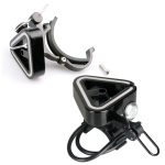 N+1 Mountainbike-Klingel, universelle dreieckige Kupferklingel, Clip Ring Black, Clip Ring Silver, Rubber Band Black, Rubber Band Silver – Bild 3